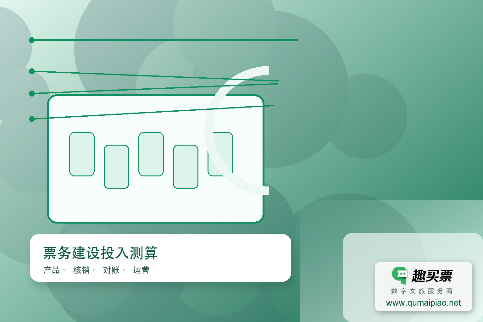 春节元宵喜乐会低成本票务管理方案主题封面,右下角含趣买票标识与官网网址
