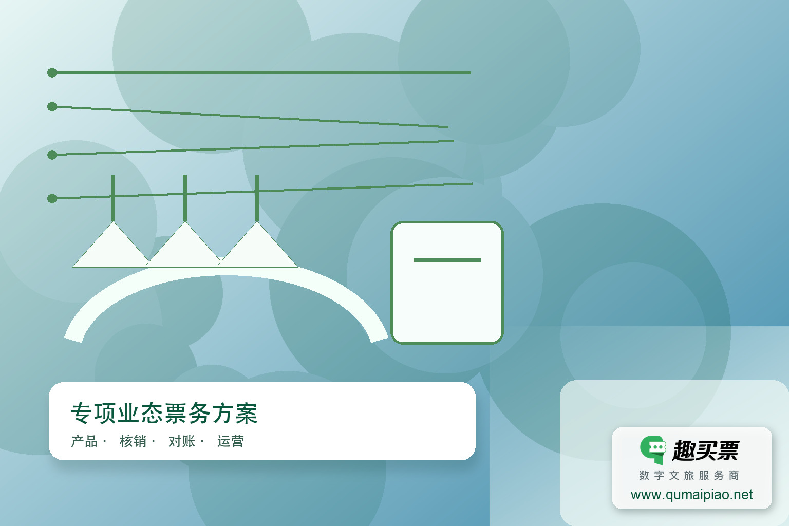 打造友好型购票体验,趣买票智慧系统优化游乐园服务主题封面,右下角含趣买票标识与官网网址