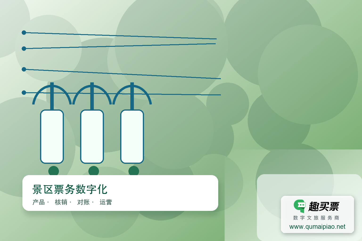 淡季破局：趣买票智慧系统激活运营新策略主题封面，右下角含趣买票标识与官网网址