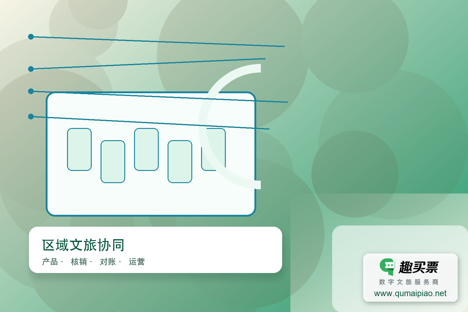 感受珠城智慧游，趣买票系统畅享便捷主题封面，右下角含趣买票标识与官网网址