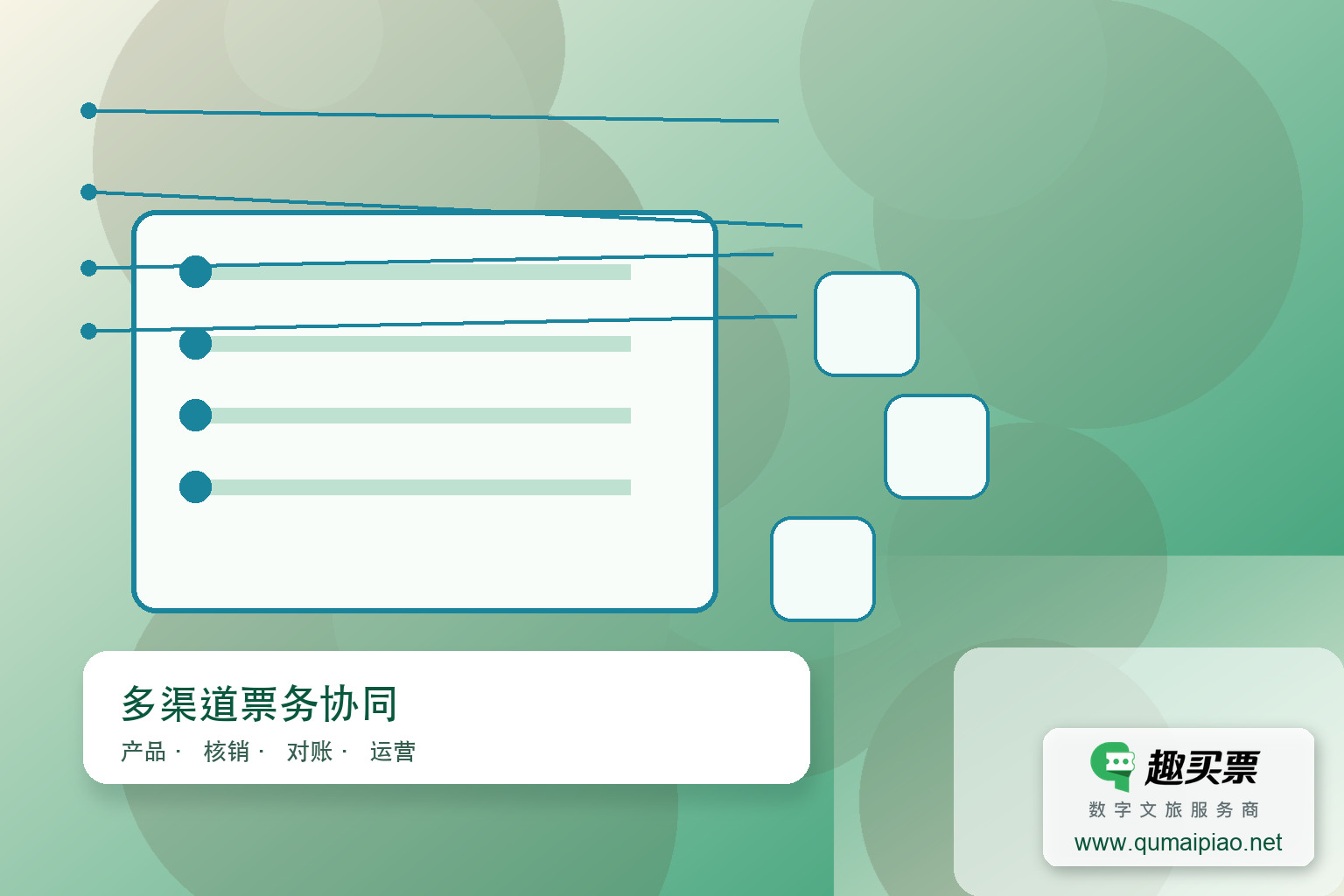 广东趣买票科技公司分销商选择标准主题封面，右下角含趣买票标识与官网网址
