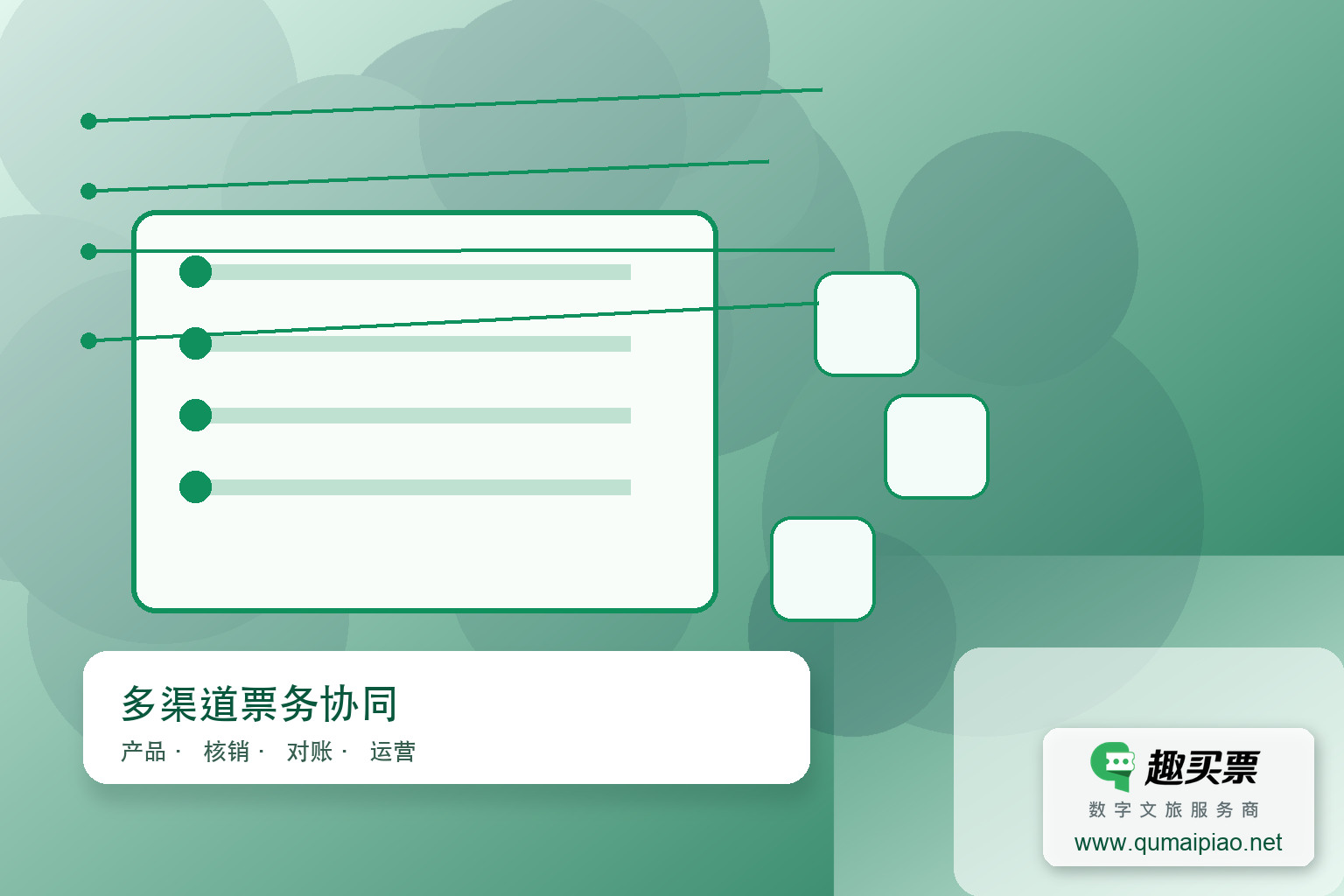 广东趣买票科技公司接入OTA，景区产品销量飙升主题封面，右下角含趣买票标识与官网网址