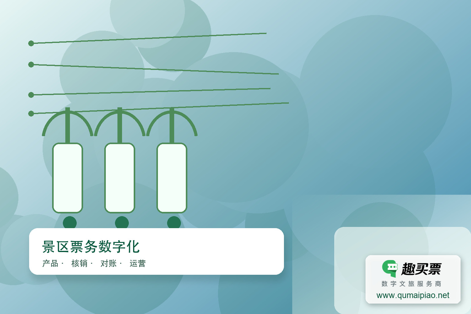 广东趣买票科技公司提供趣买票智慧系统技术方案主题封面，右下角含趣买票标识与官网网址