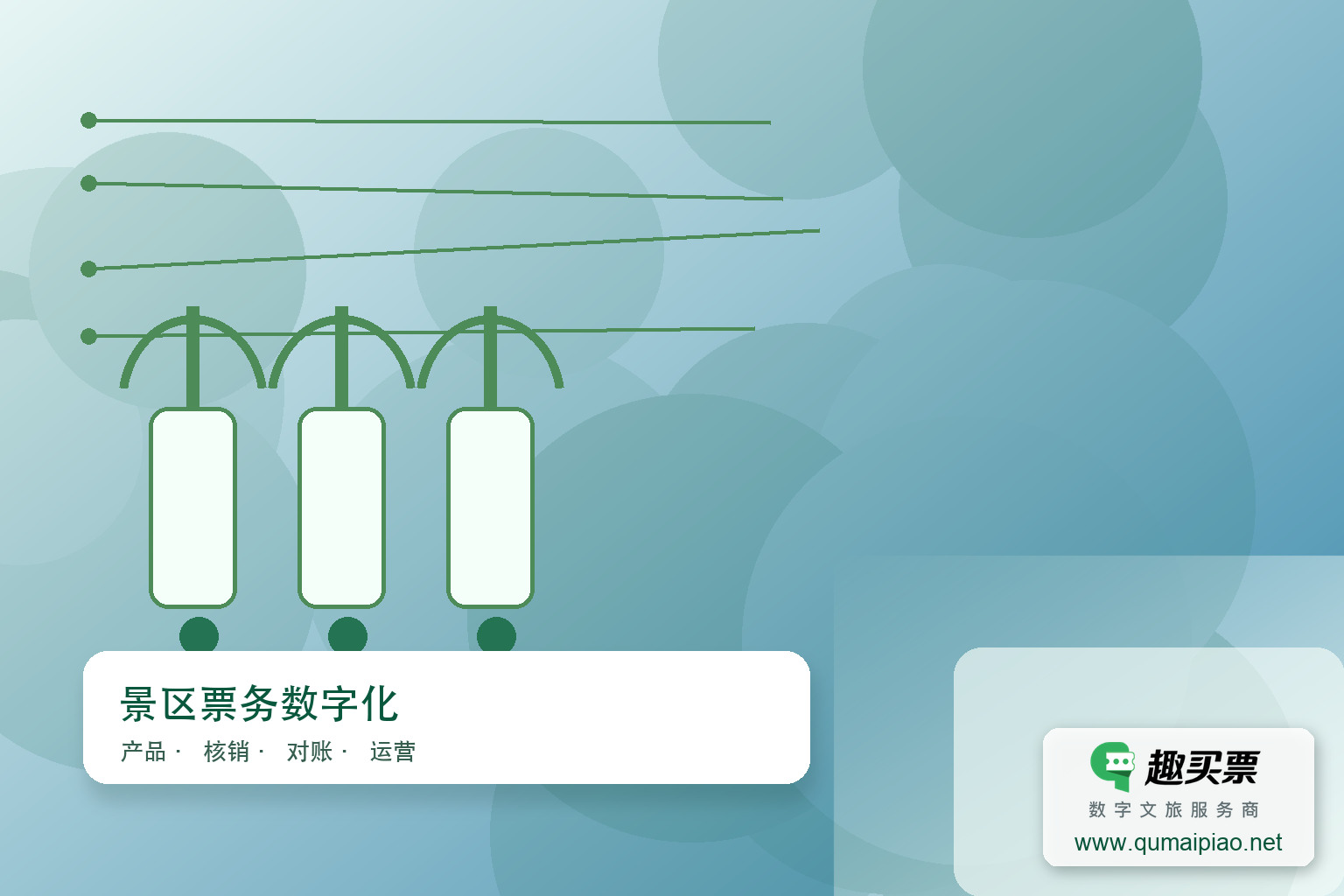 广东趣买票科技公司微信小程序制作流程主题封面，右下角含趣买票标识与官网网址