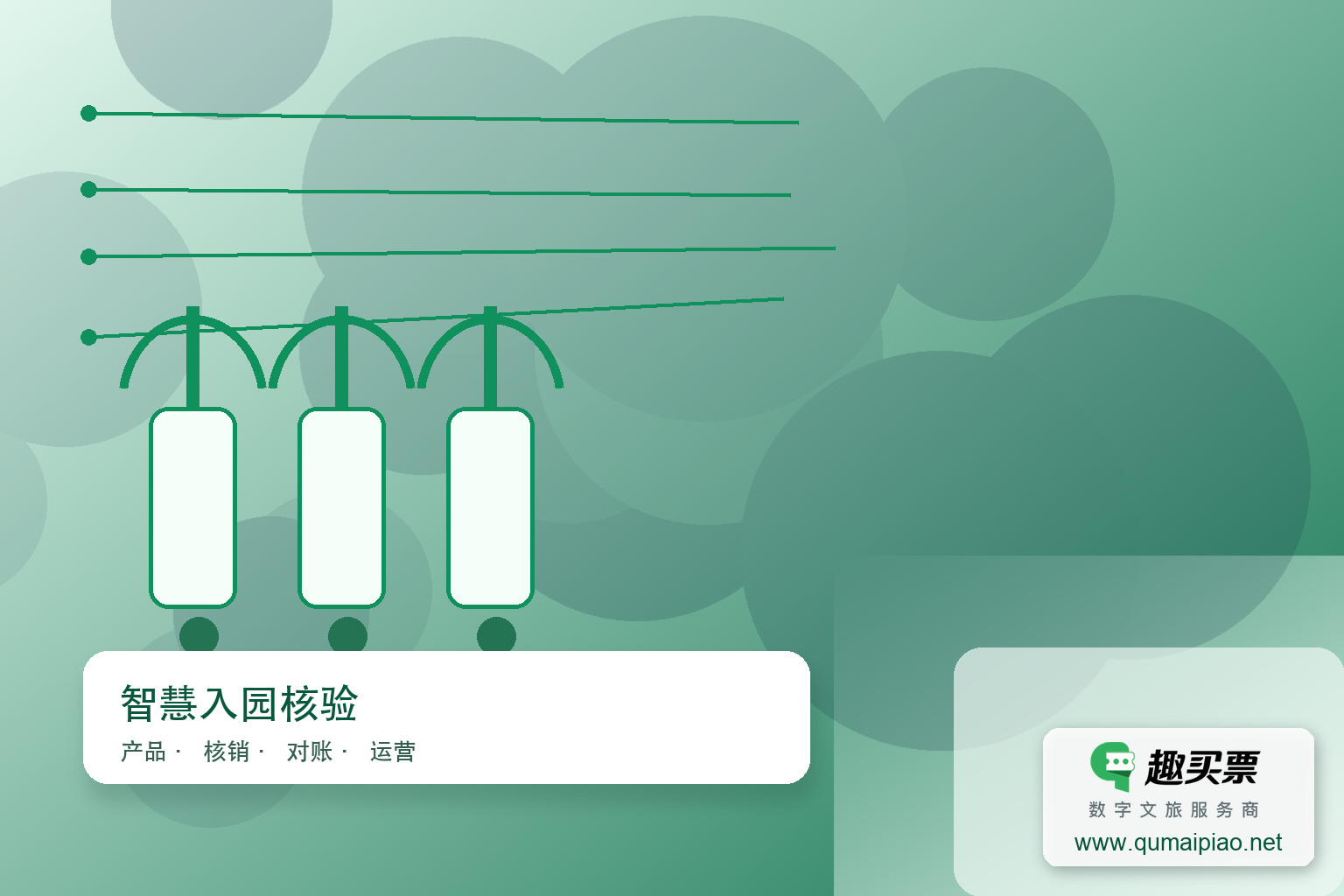 华南植物园升级趣买票智慧系统,实现线上购票与线下检票一体化主题封面,右下角含趣买票标识与官网网址