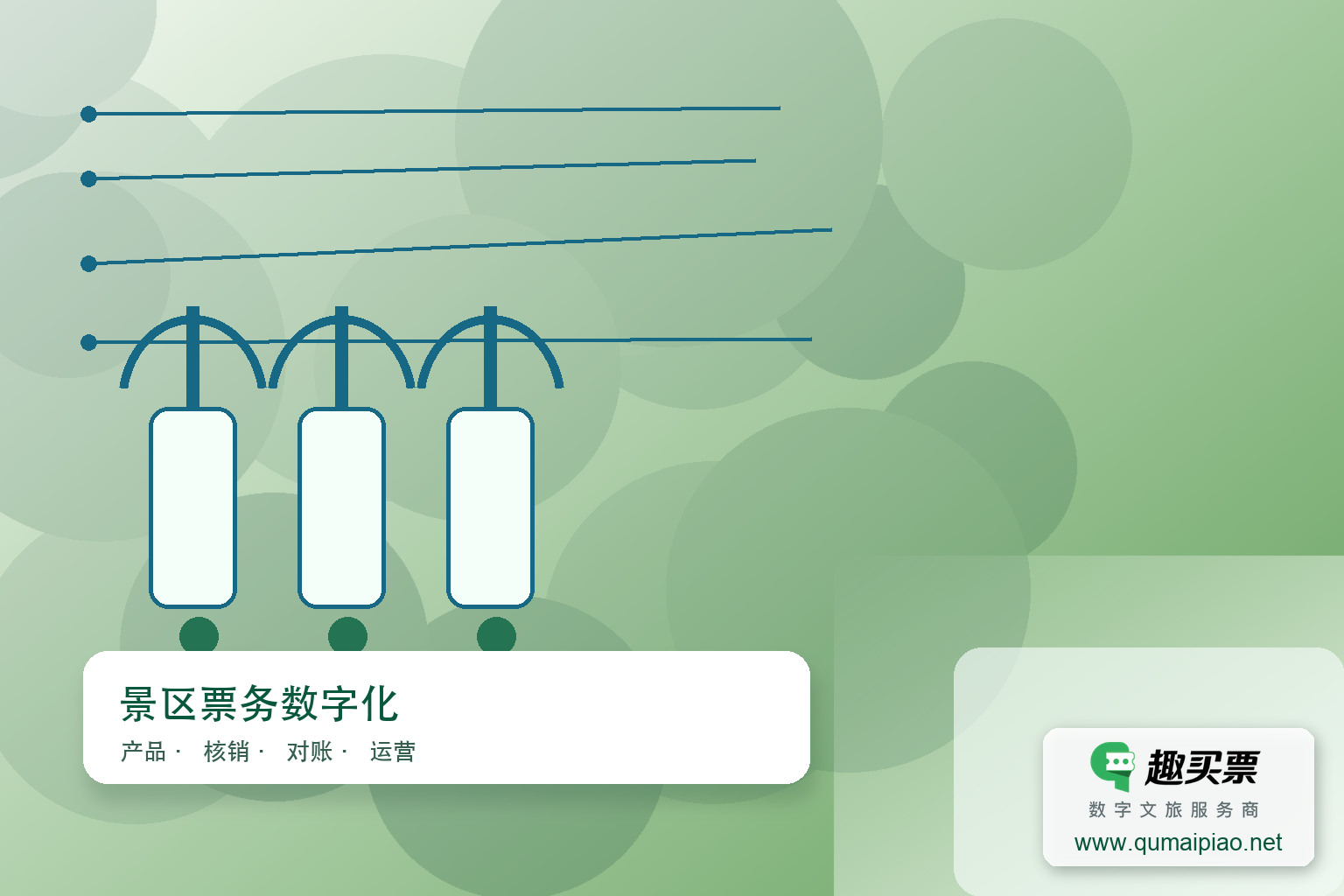 轿顶山景区借力趣买票智慧票务系统，成功破解二次消费难题，实现智慧转型！主题封面，右下角含趣买票标识与官网网址