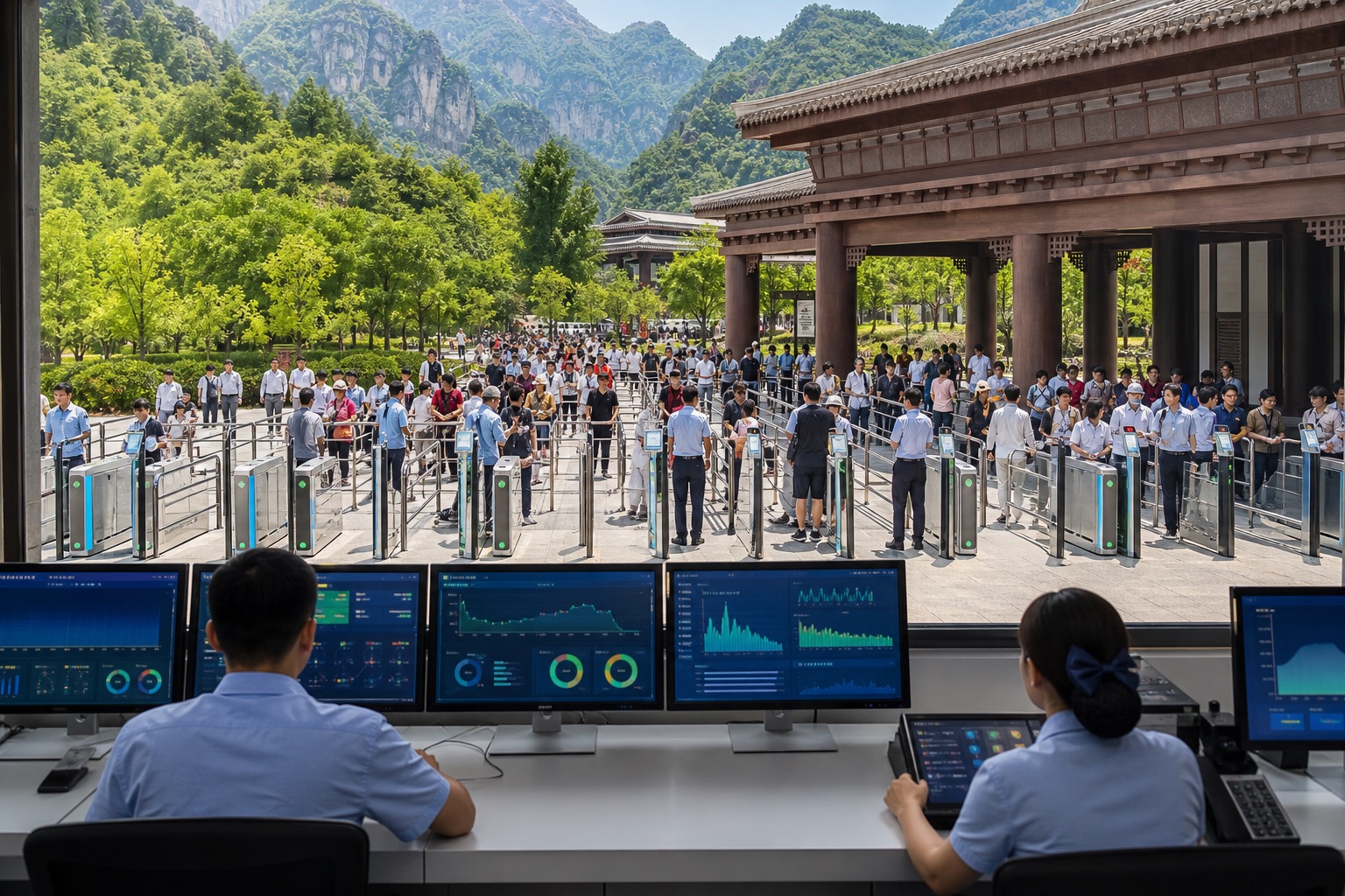 景区排队叫号和检票通道怎么联动?高峰入园分流方案封面