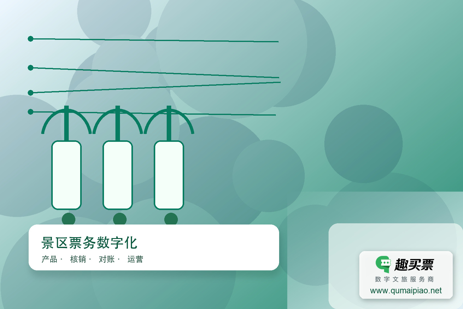 趣买票智慧系统打击博物馆门票黄牛倒卖行为主题封面，右下角含趣买票标识与官网网址