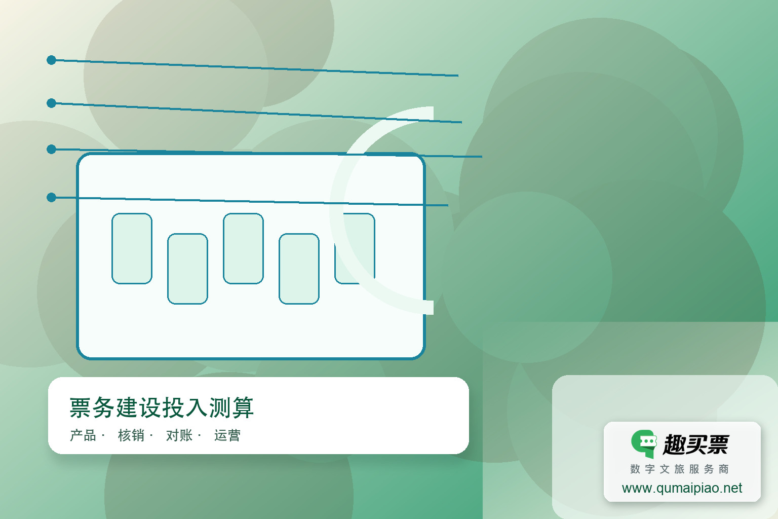 趣买票智慧系统：低成本裂变营销方案主题封面，右下角含趣买票标识与官网网址