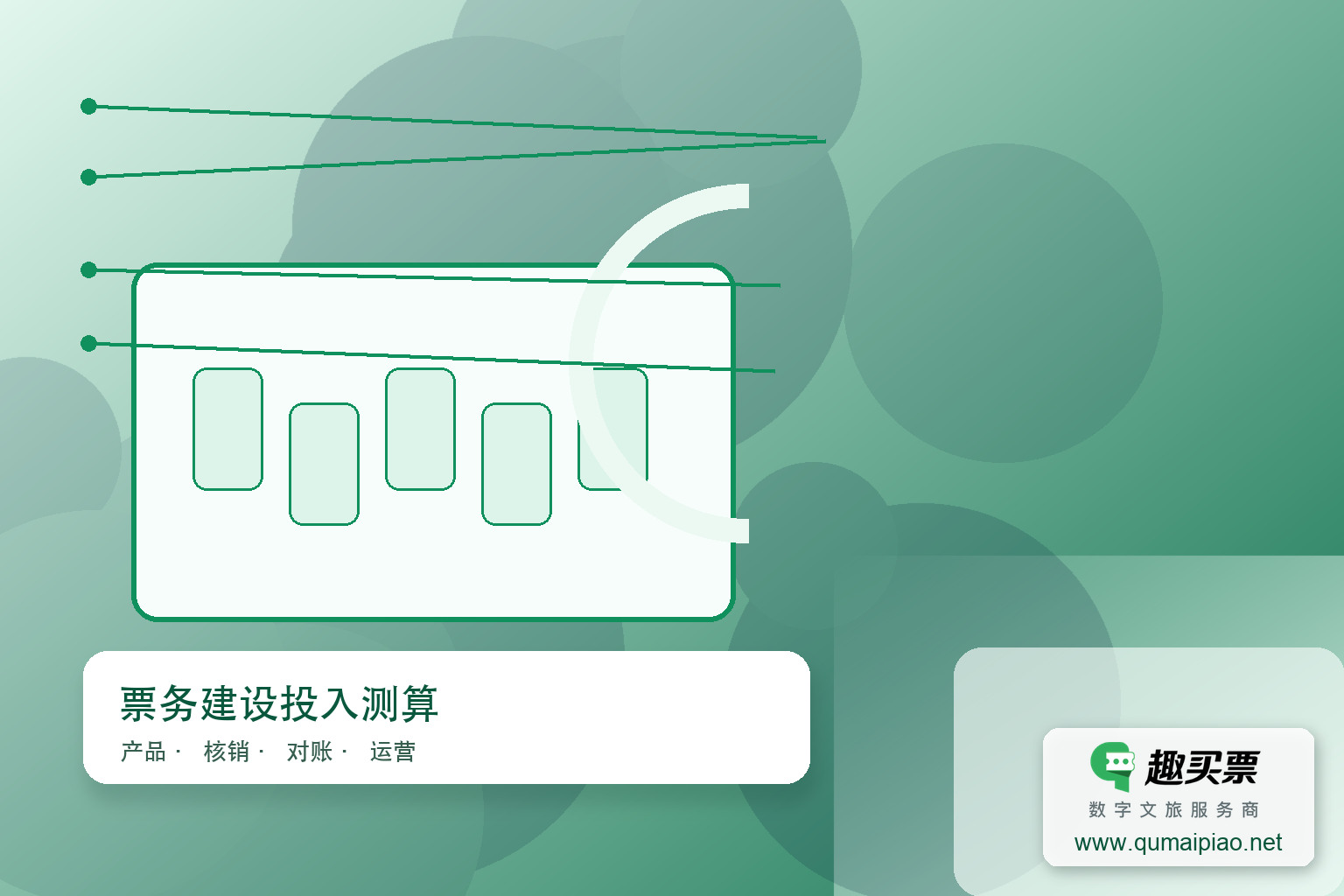 趣买票智慧系统价格揭秘：方案决定价值主题封面，右下角含趣买票标识与官网网址