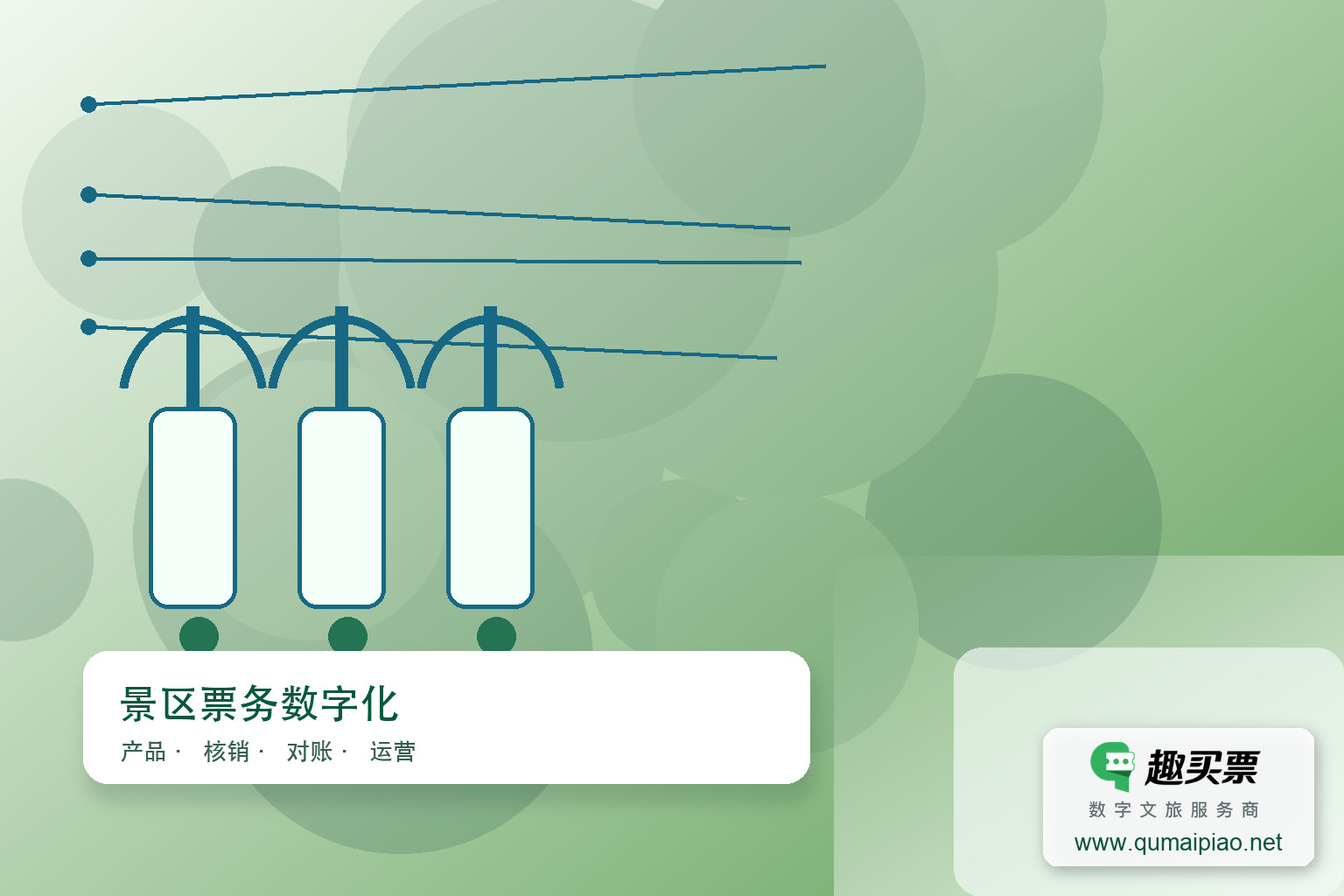 趣买票智慧系统引领文化消费新风尚主题封面，右下角含趣买票标识与官网网址