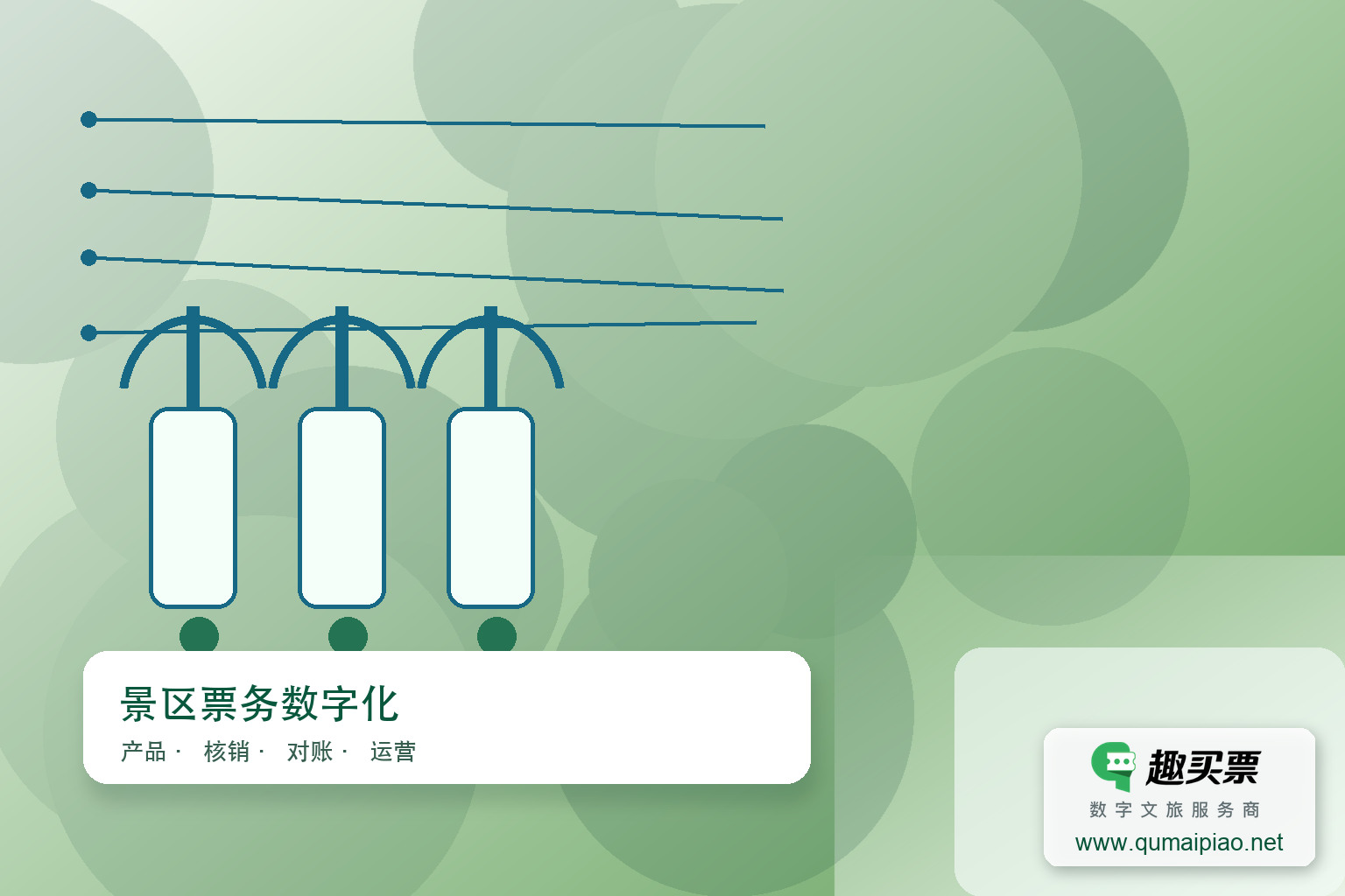 趣买票智慧系统：预约有序，畅游无忧主题封面，右下角含趣买票标识与官网网址