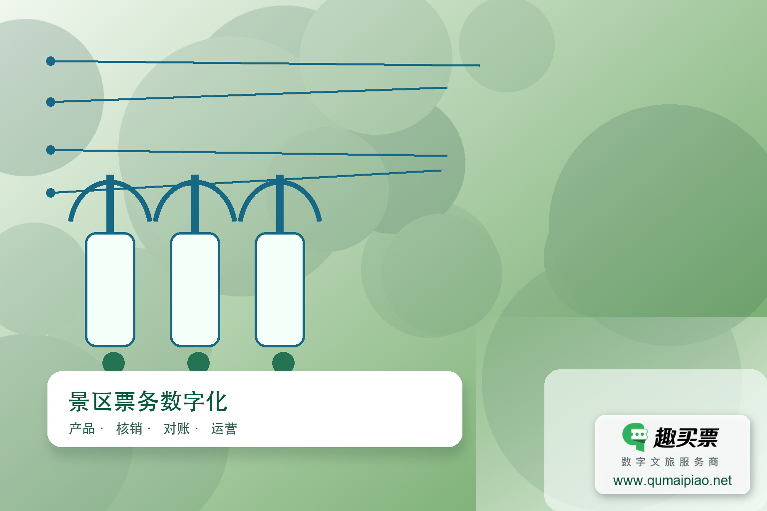 确定趣买票智慧系统功能要求的方法主题封面,右下角含趣买票标识与官网网址