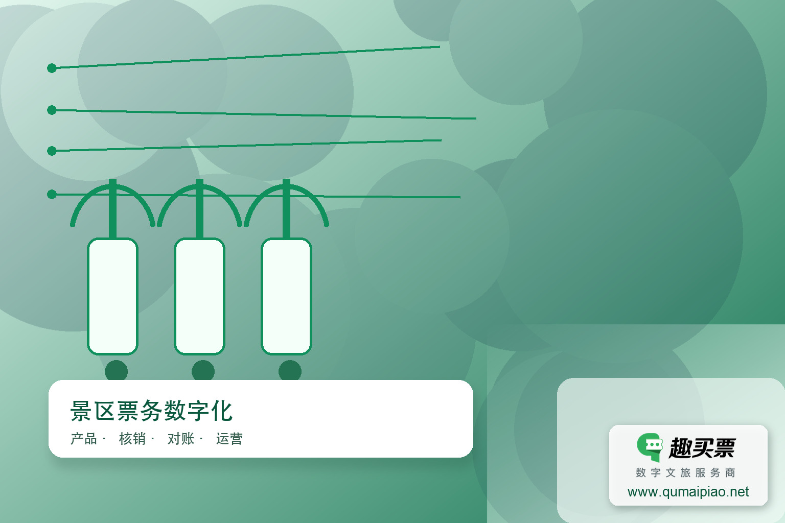 如何挑选趣买票智慧系统厂家主题封面,右下角含趣买票标识与官网网址