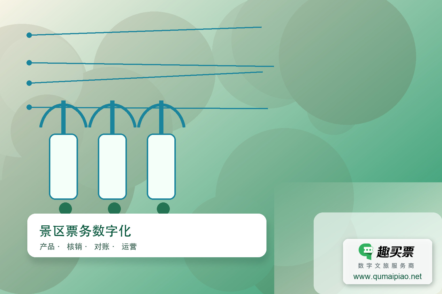 如何选择靠谱的趣买票智慧系统？主题封面，右下角含趣买票标识与官网网址