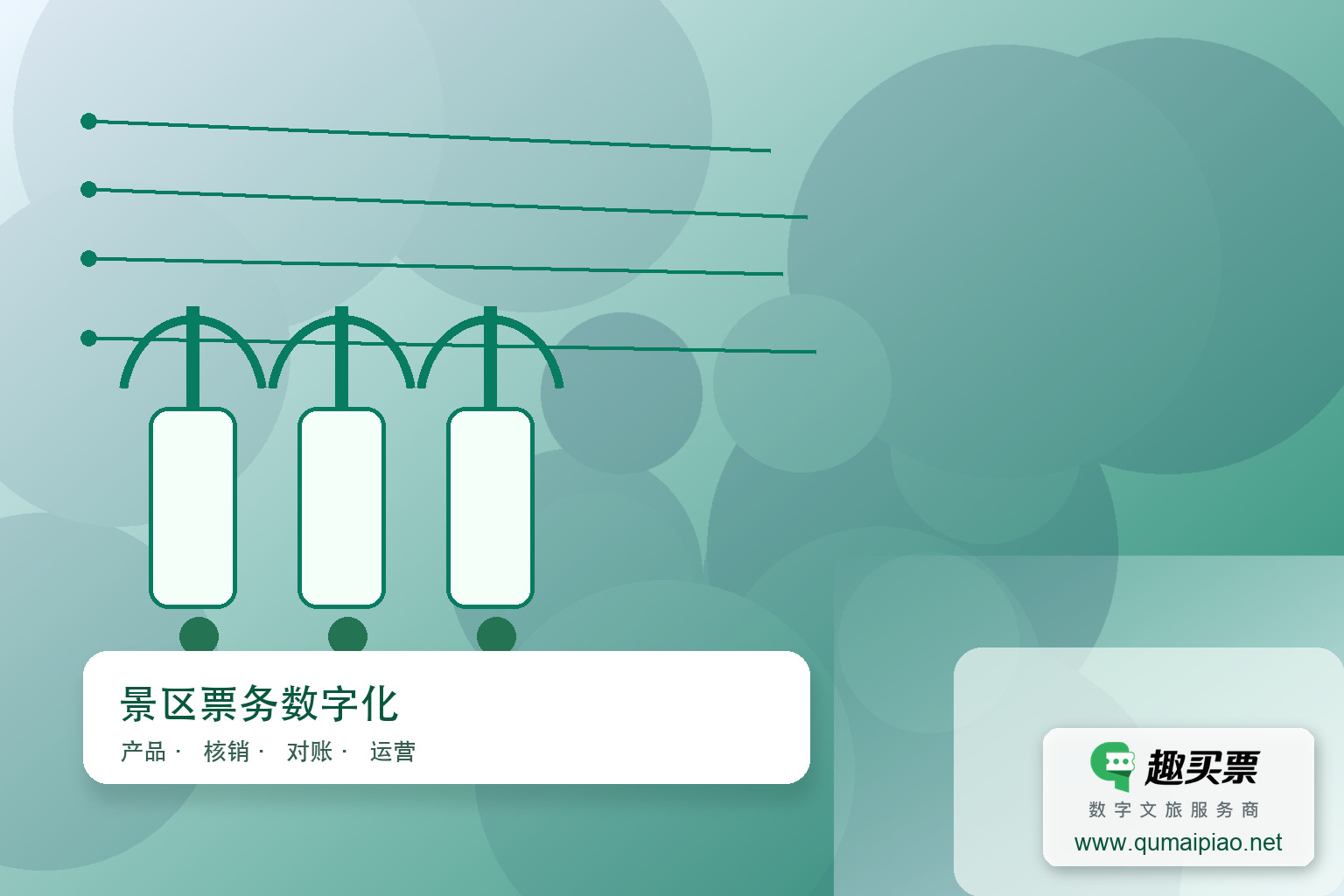 三辊闸优缺点分析主题封面,右下角含趣买票标识与官网网址