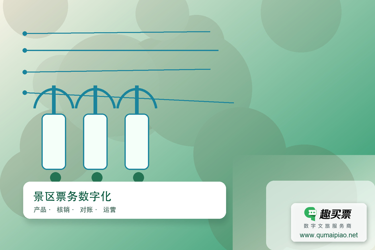 十八洞村智慧景区升级，趣买票系统助力高效运营主题封面，右下角含趣买票标识与官网网址