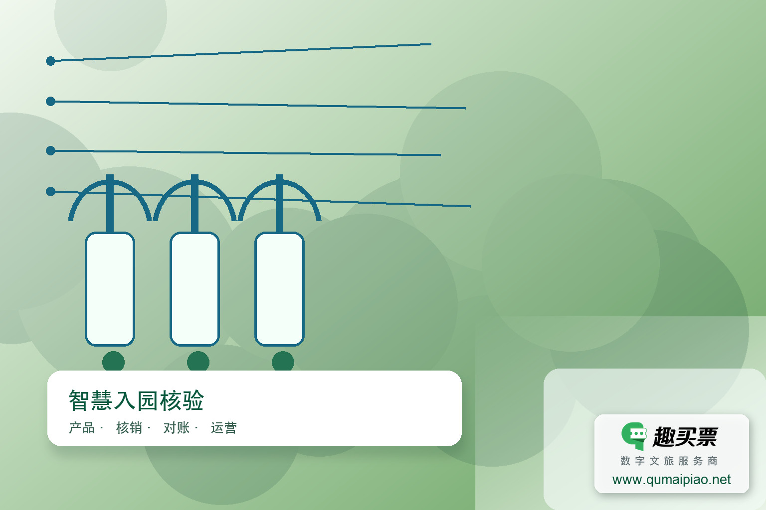 体育馆与剧院采用现代化自动检票系统势在必行!主题封面,右下角含趣买票标识与官网网址