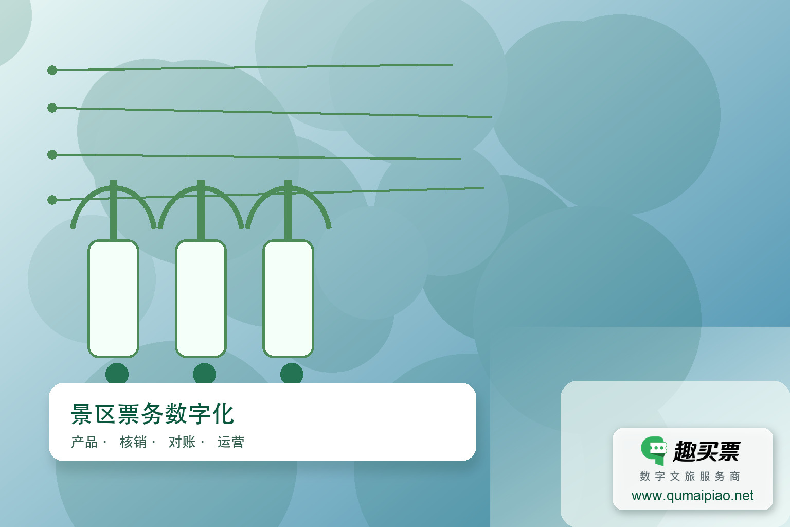 微信智慧售票新时代:便捷与智能的完美结合主题封面,右下角含趣买票标识与官网网址