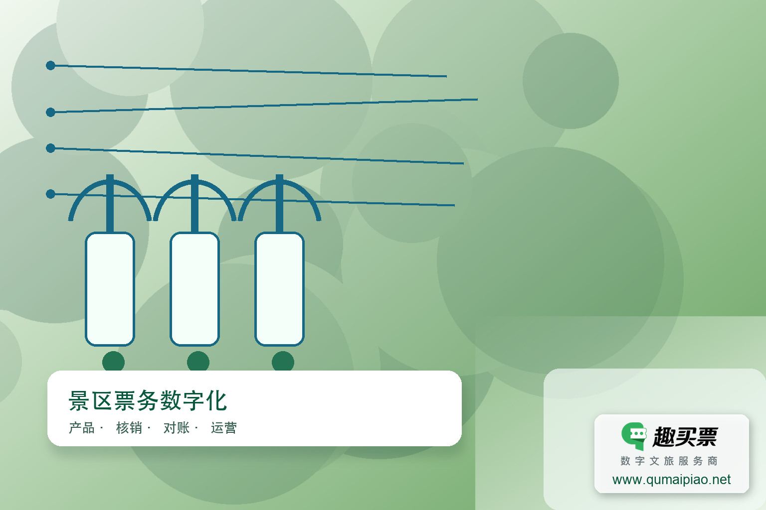 文化与科技融合:趣买票智慧系统守护文化遗产主题封面,右下角含趣买票标识与官网网址