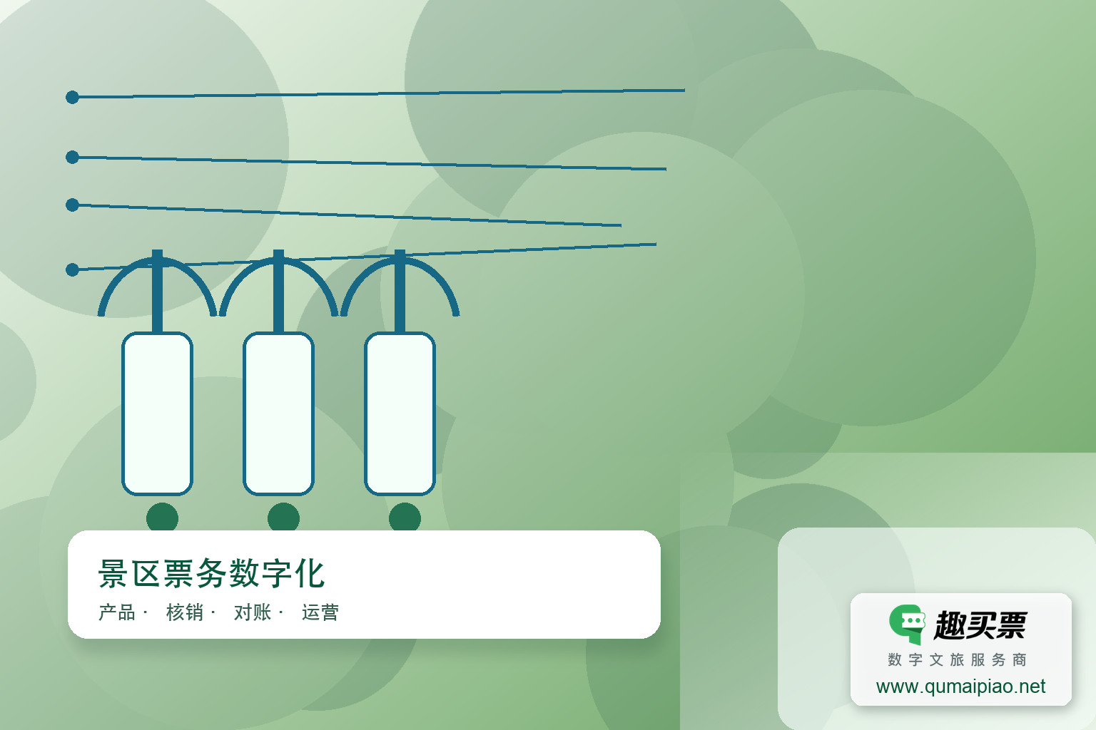 无排队租赁,押金秒退更便捷主题封面,右下角含趣买票标识与官网网址