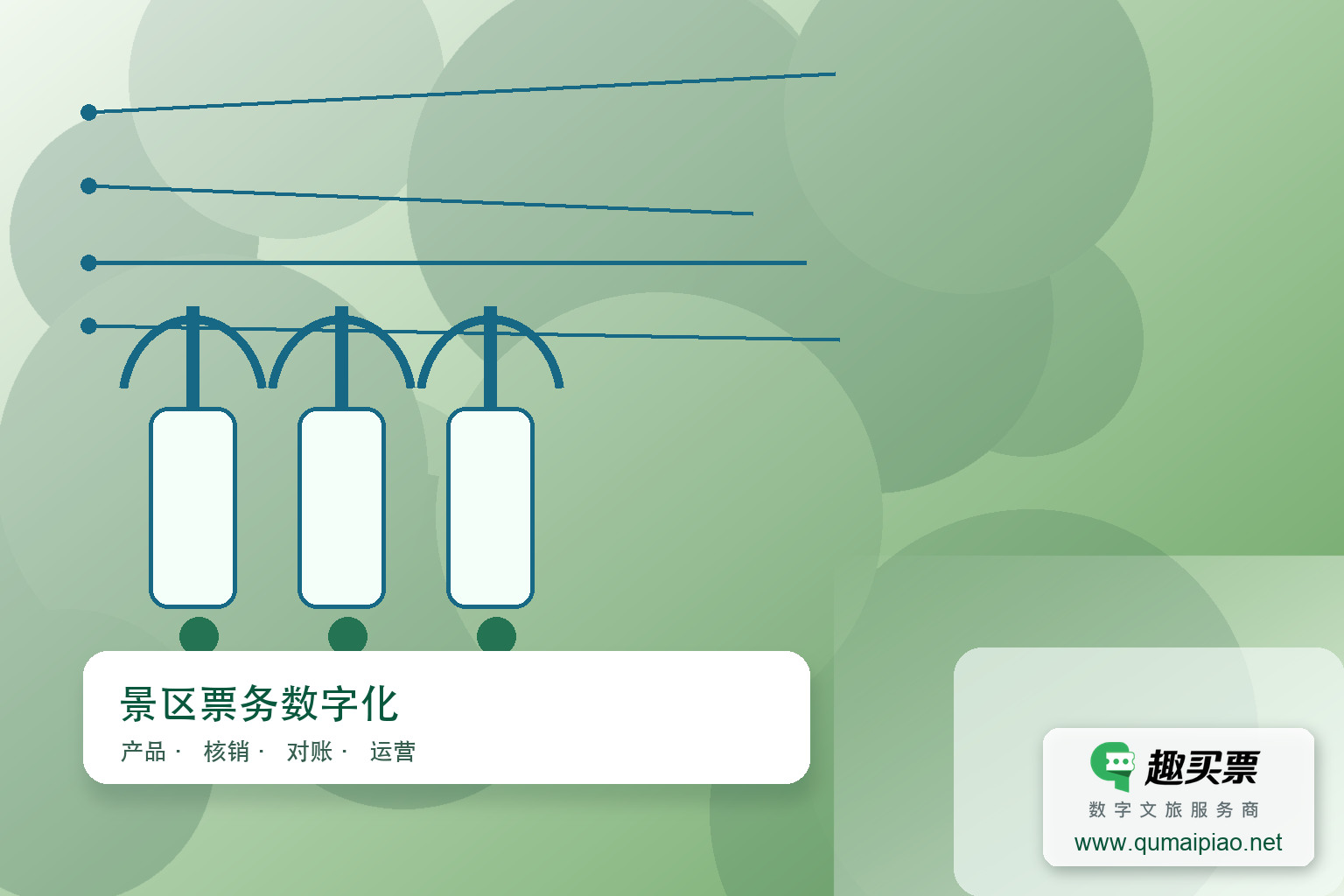 应对市场变化：趣买票智慧系统的灵活策略主题封面，右下角含趣买票标识与官网网址