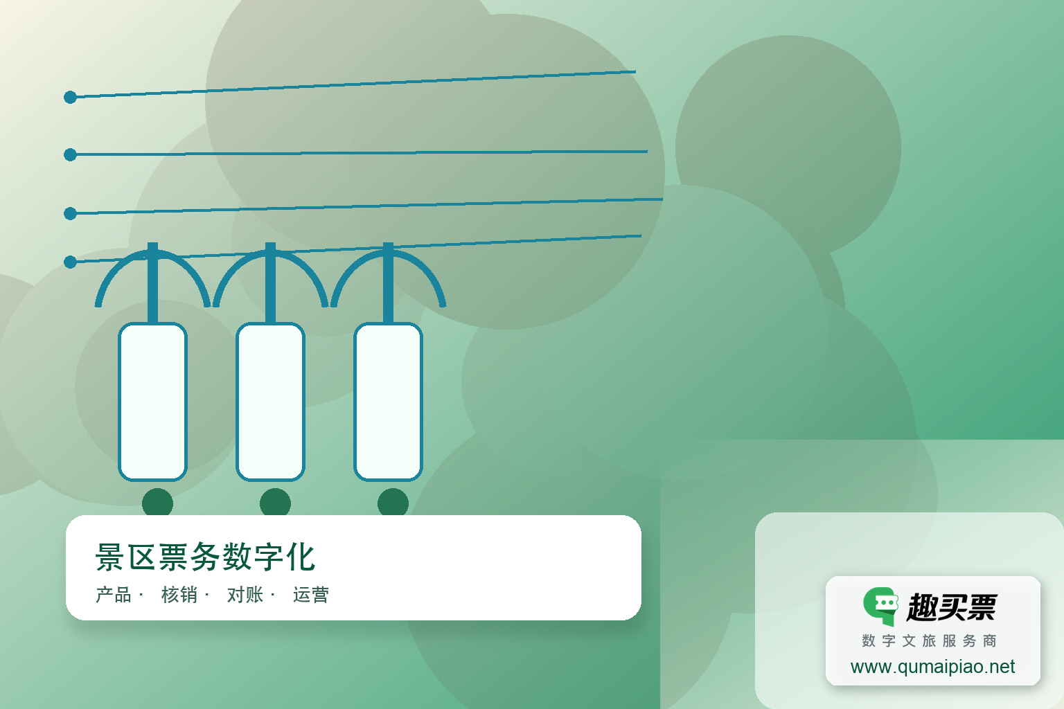 优化景区门票销售策略，提升趣买票票务系统效能主题封面，右下角含趣买票标识与官网网址
