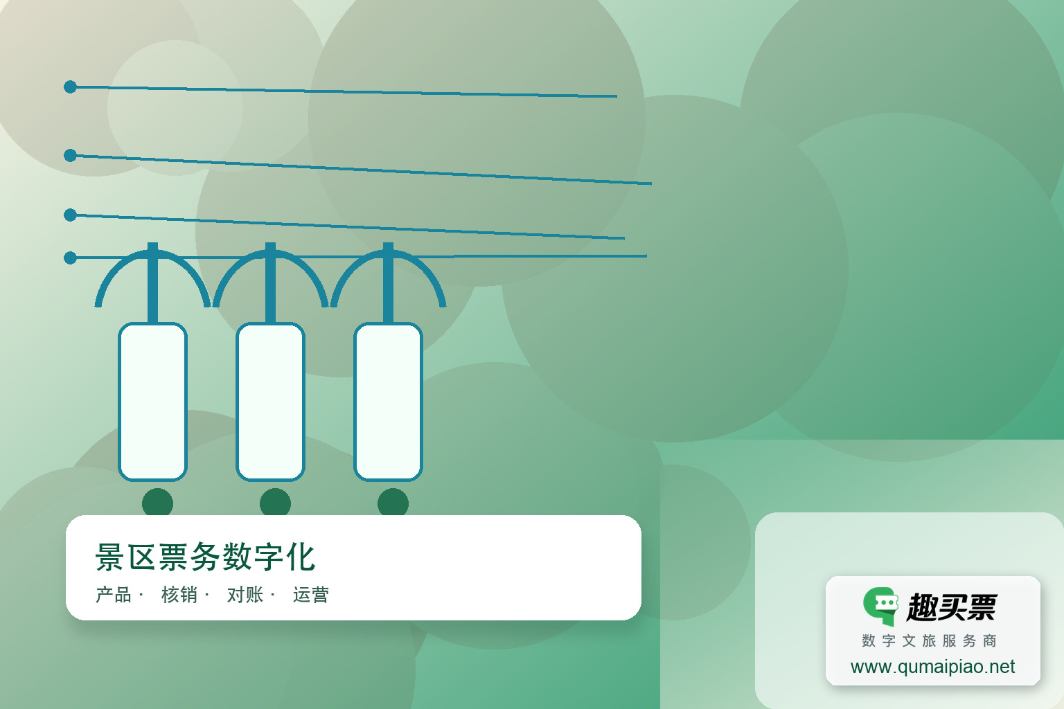 优化天柱峰国家森林公园票务系统方案主题封面,右下角含趣买票标识与官网网址