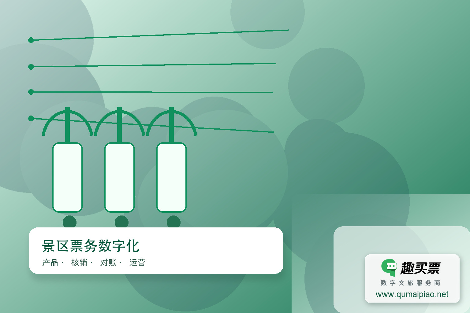 优化微信购票小程序,提升景区门票销量与用户体验主题封面,右下角含趣买票标识与官网网址