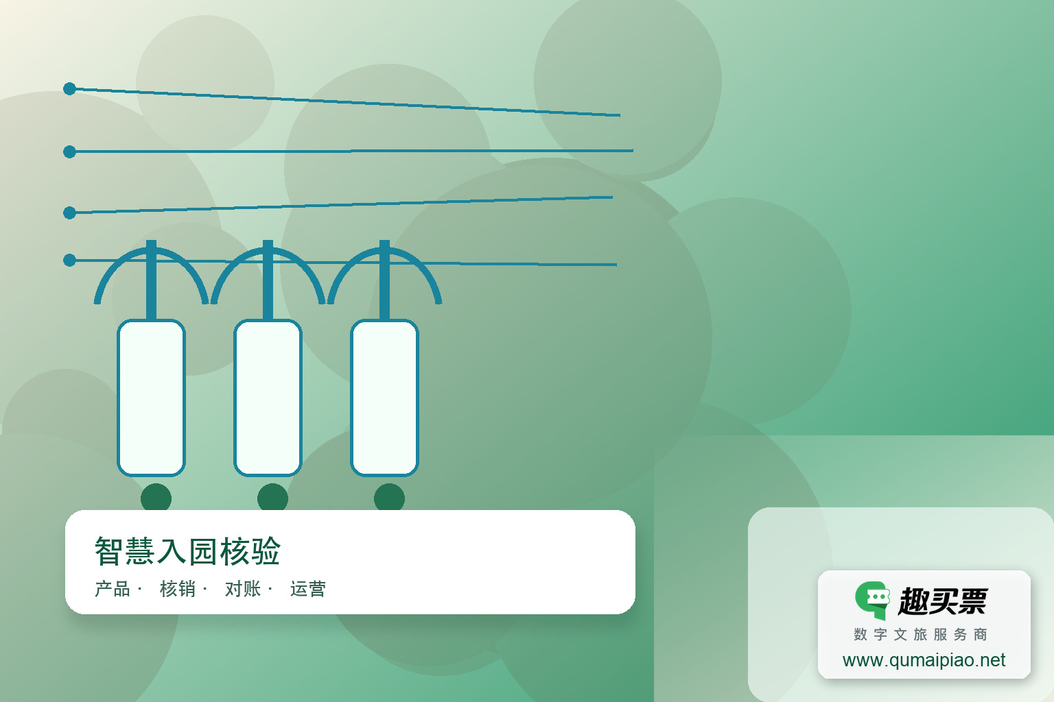 智慧系统升级蒙古王城售检票管理主题封面,右下角含趣买票标识与官网网址