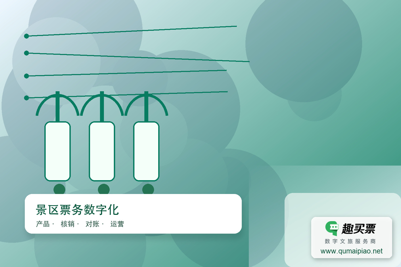 智慧系统优化黄果树景区体验主题封面,右下角含趣买票标识与官网网址