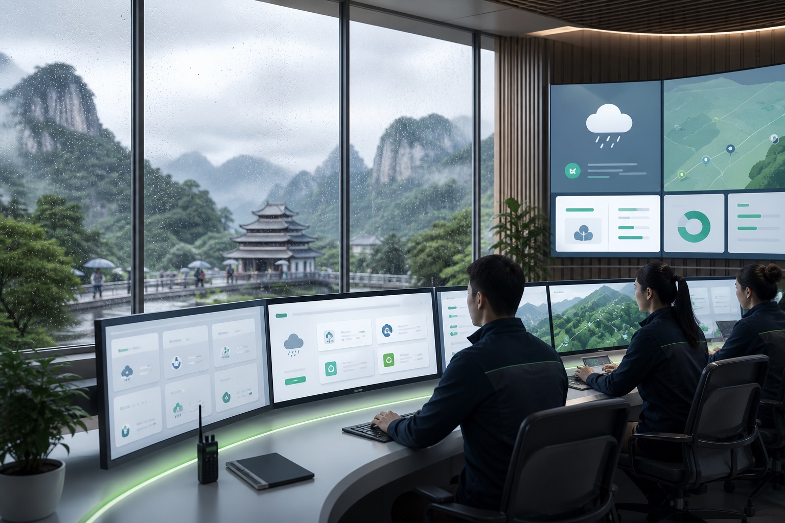 景区遇到暴雨大风项目停运怎么办?门票停售、通知、改期和退款流程封面
