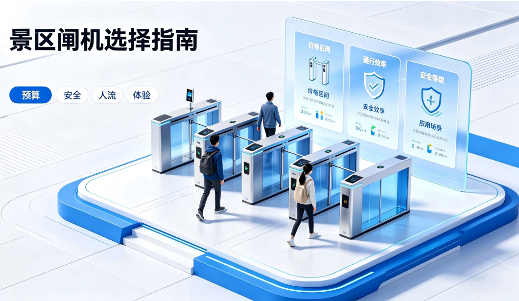 景区闸机怎么选？三辊闸、摆闸、翼闸全面对比