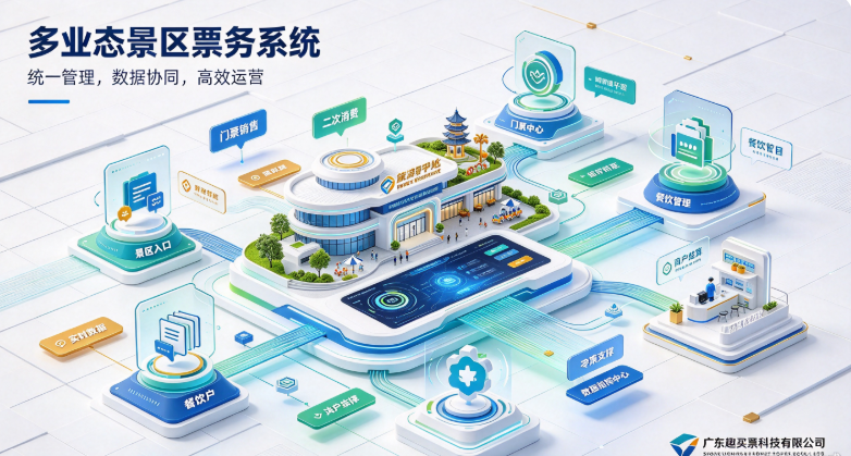 多业态景区如何选择票务系统？