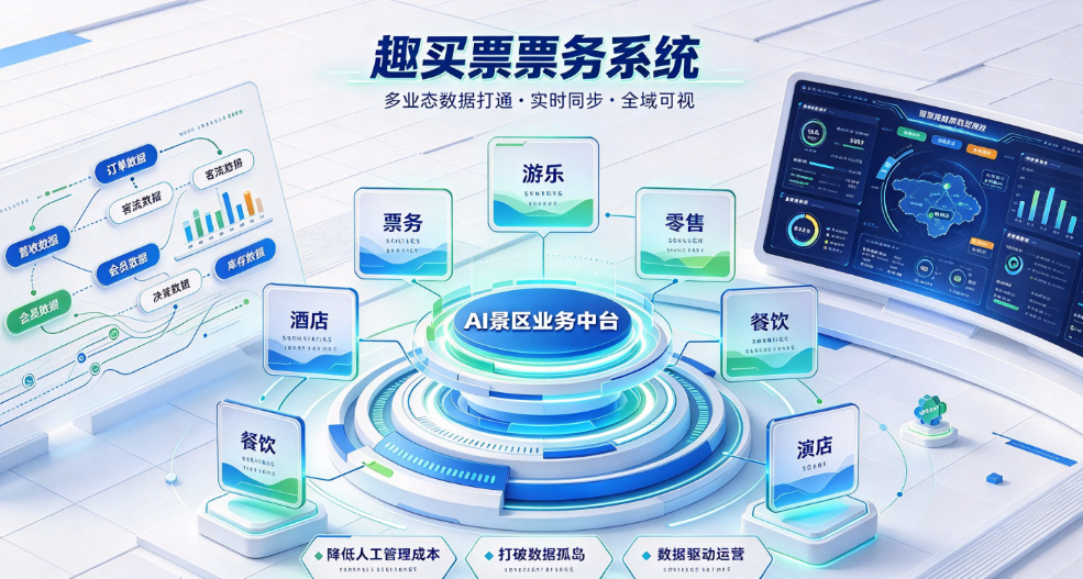 数智赋能文旅升级｜趣买票科技以AI中台构建行业发展新范式