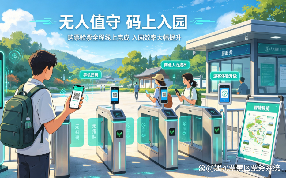 深耕文旅数字化，趣买票智慧票务系统助力景区实现运营与收入双提升