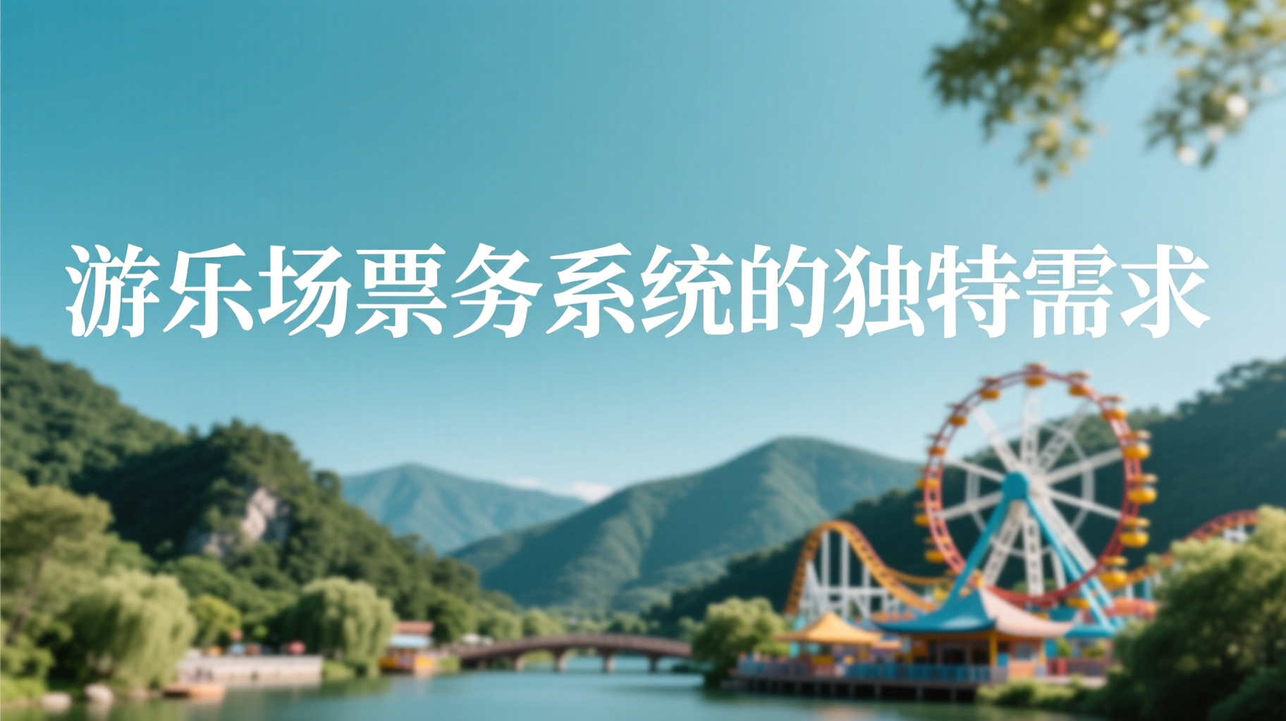 针对游乐场独特业务需求，搭建专属票务系统